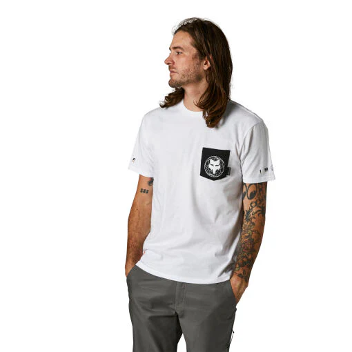 Polera Lifestyle Relm SS Blanco Fox