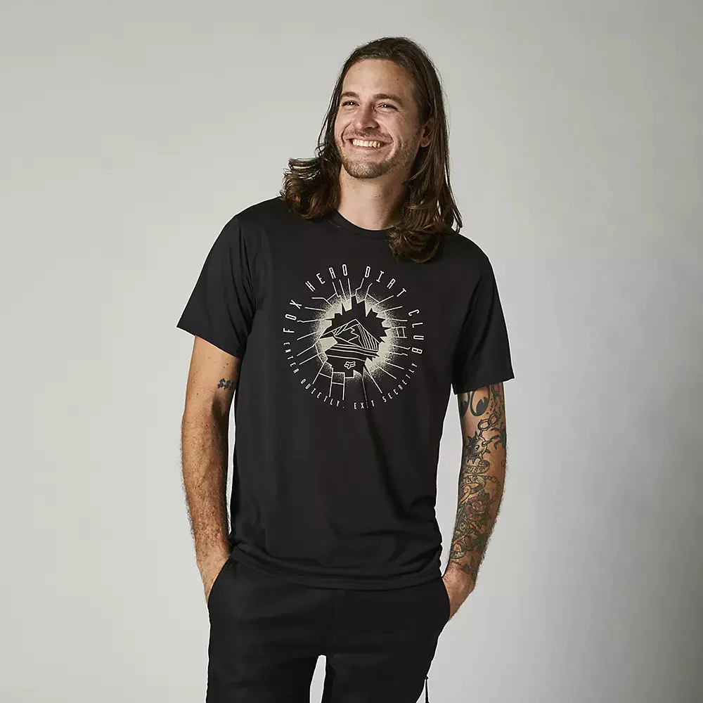 Polera Lifestyle Secret Sesh Negro Fox Racing