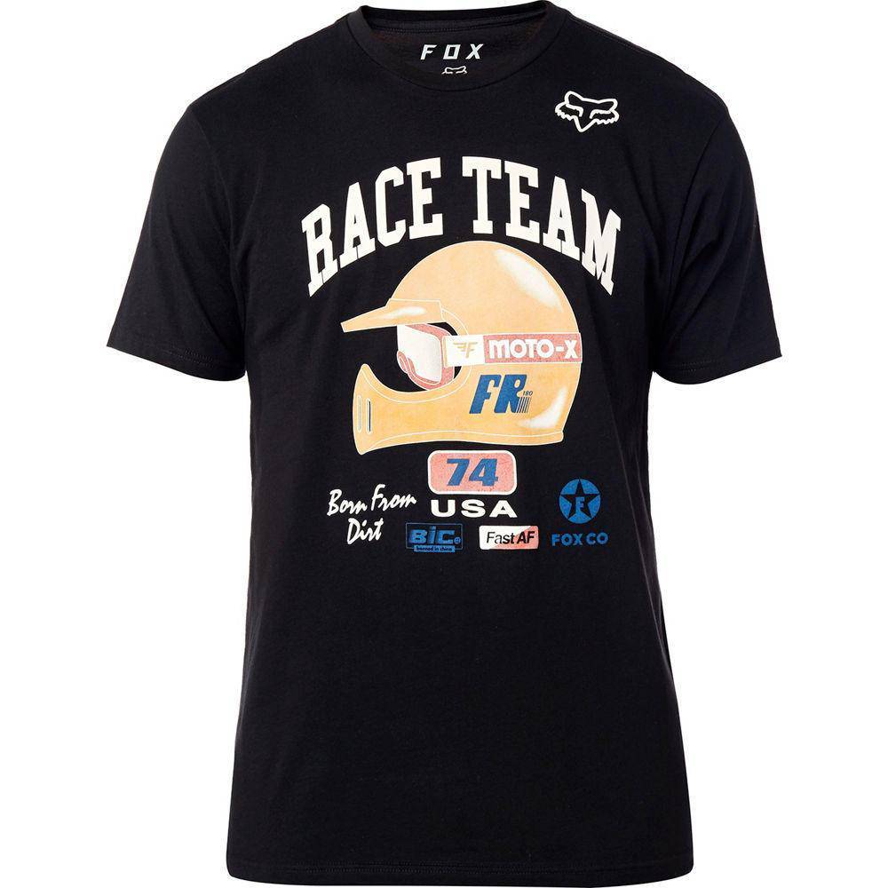 Polera Lifestyle Speedway Premium Negro Fox Racing. - Image 3