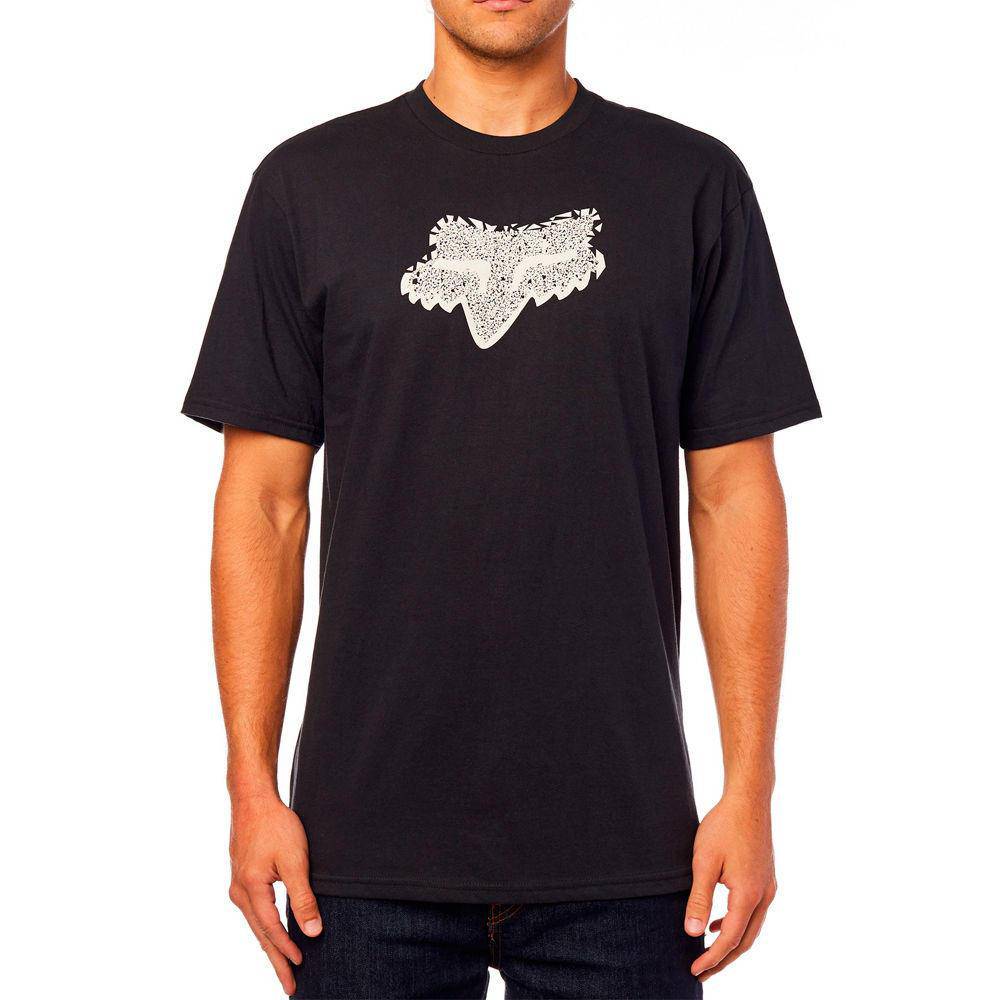 Polera Lifestyle Static Negro Fox Racing.