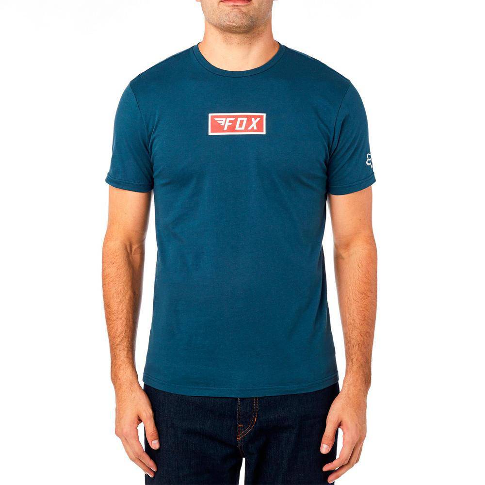 Polera Lifestyle Stealth Premium Azul Fox Racing.