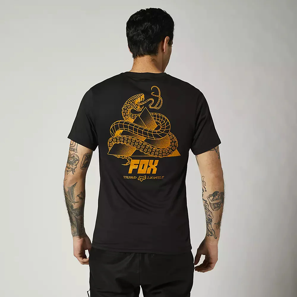 Polera Lifestyle Thread Lightly Negro Fox Racing - Image 2