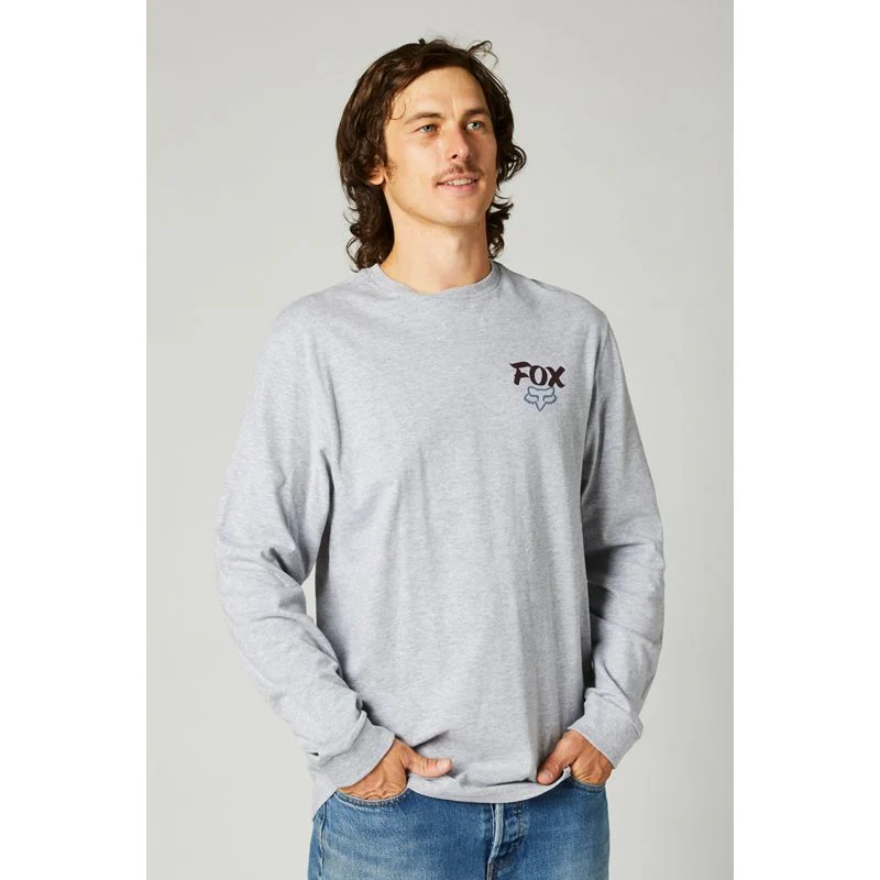 Polera Lifestyle Traditional Gris Fox Racing