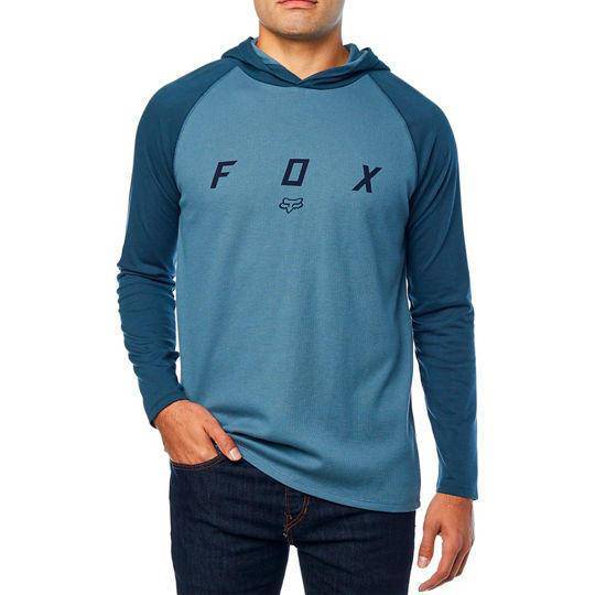 Polera Lifestyle Tranzcribe Knit Azul Fox Racing.