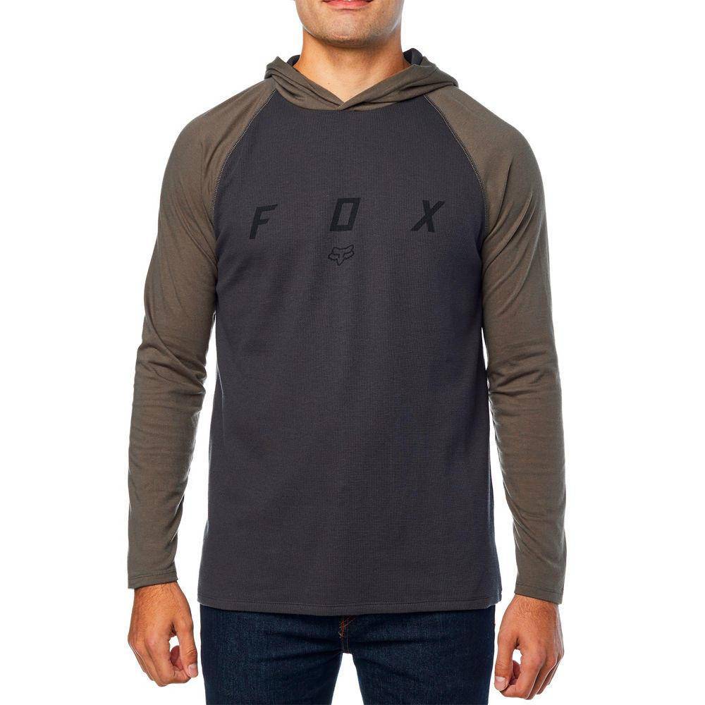 Polera Lifestyle Tranzcribe Knit Negro Fox Racing.