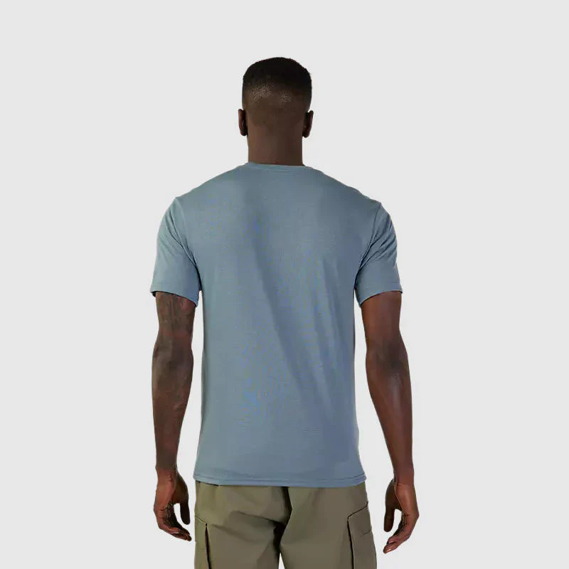 Polera Lifestyle Wordmark Azul Acero Fox - Image 2