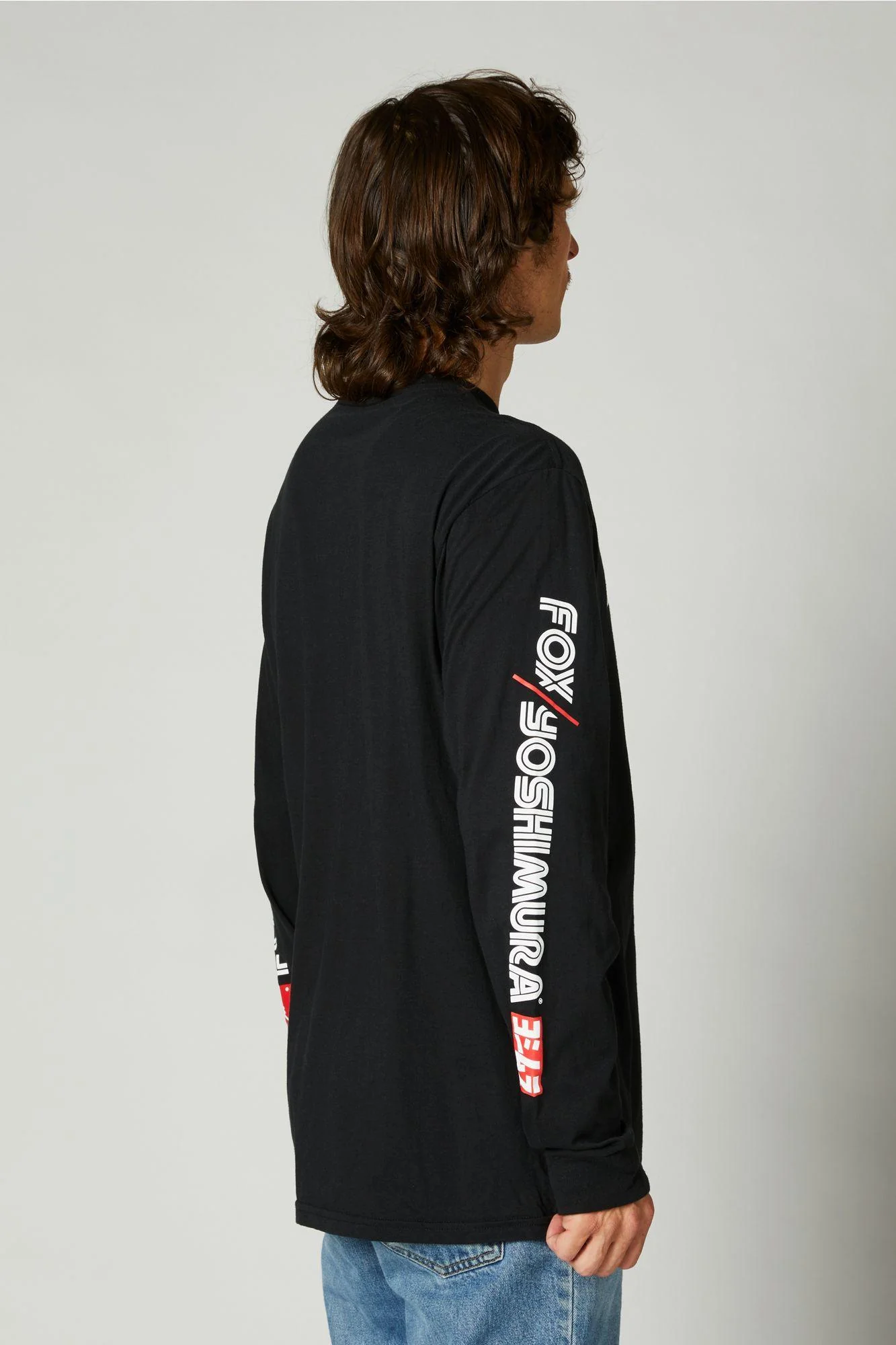 Polera Lifestyle Yoshimura Negro Fox Racing - Image 3