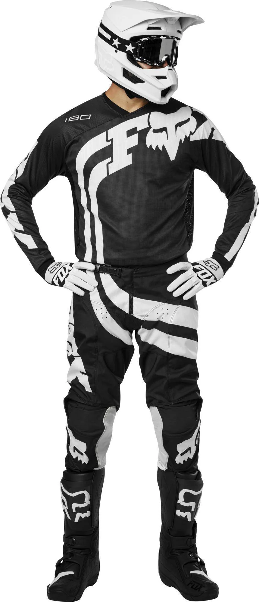 Polera Moto 180 Cota Negro Fox Racing. - Image 2