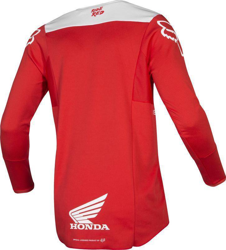 Polera Moto 180 Honda Rojo Fox Racing. - Image 3