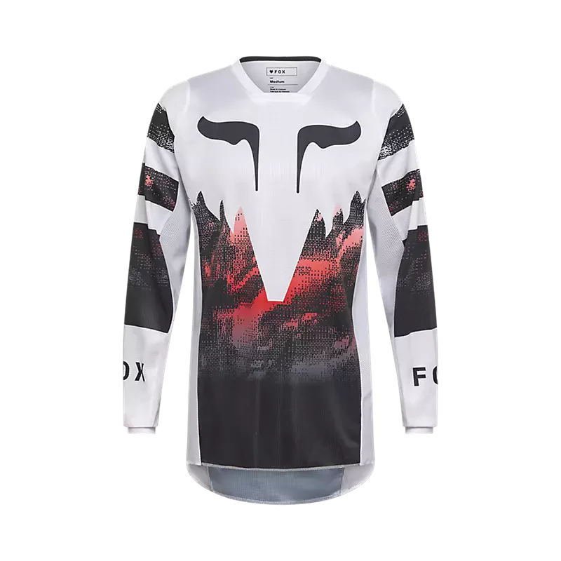 Polera Moto 180 Kairos Blanco/Negro Fox