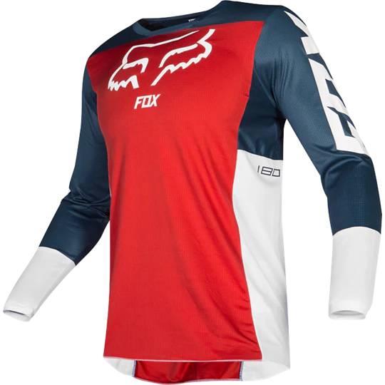 Polera Moto 180 Przm Azul Rojo Fox Racing