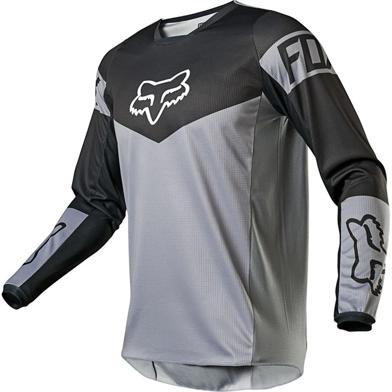 Polera Moto 180 Revn Gris Fox Racing