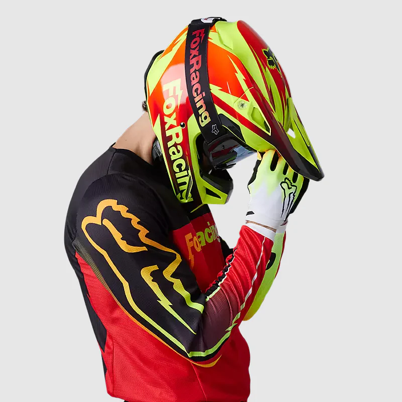 Polera Moto 180 Statk Rojo Fox - Image 5