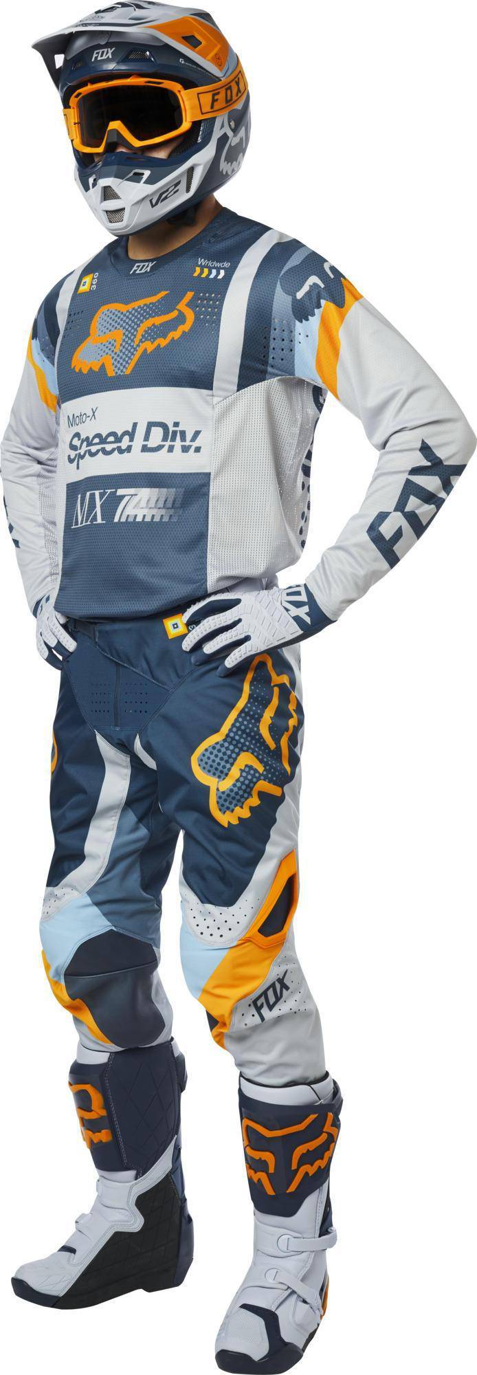Polera Moto 360 Murc Gris Fox Racing. - Image 2