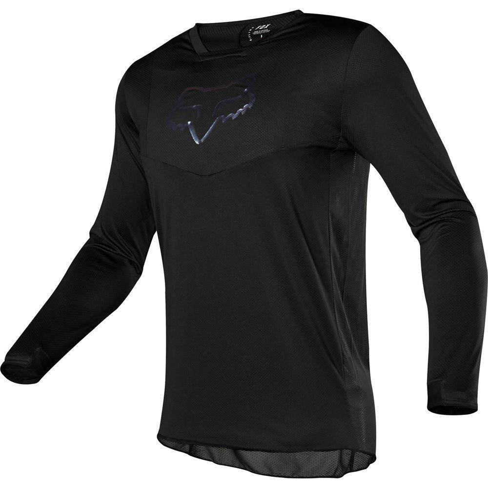 Polera Moto Airline Negro Fox Racing