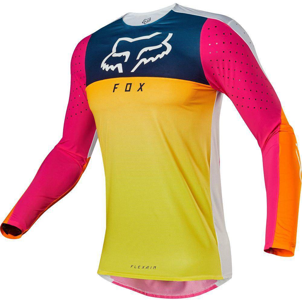 Polera Moto Flexair Idol Polera Multicolor Fox Racing.