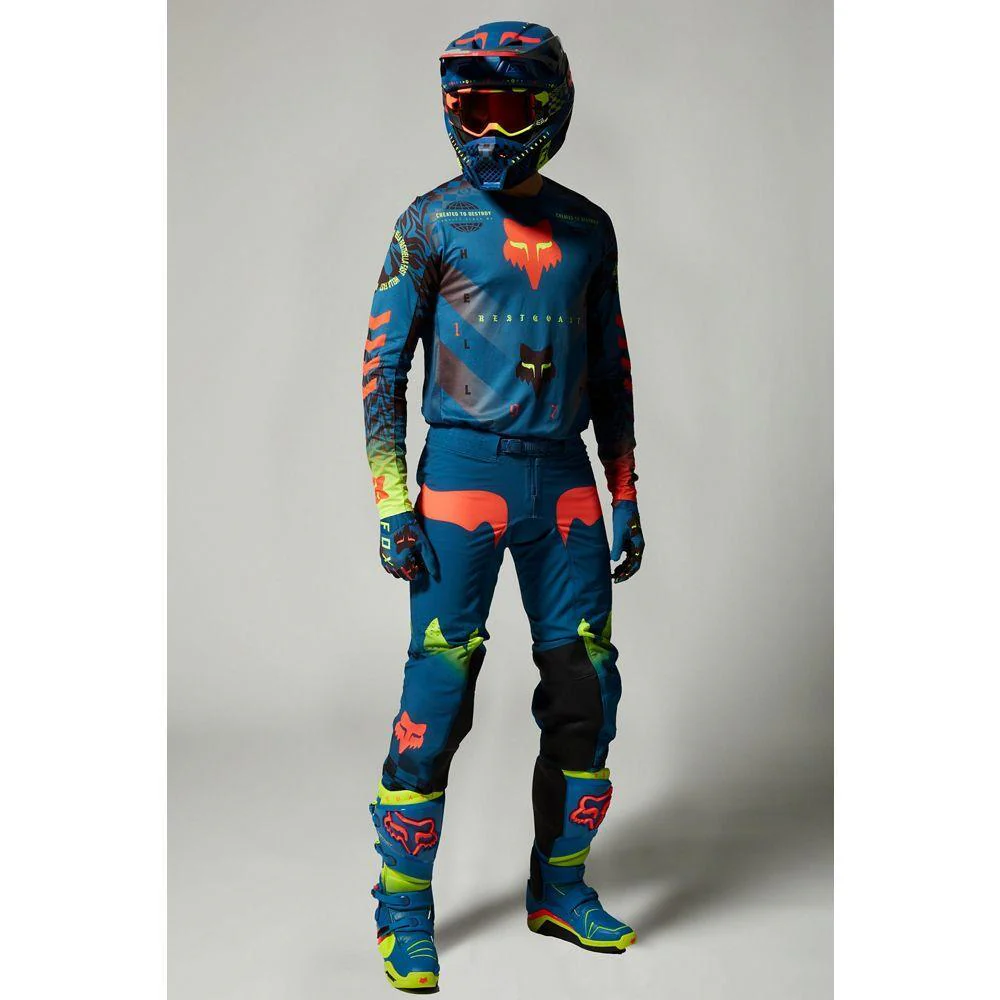 Polera Moto Flexair Mawlr Azul Fox Racing - Image 3