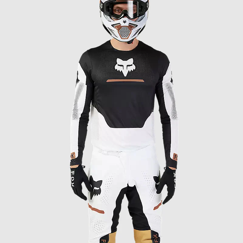 Polera Moto Flexair Optical Negro/Blanco Fox - Image 2