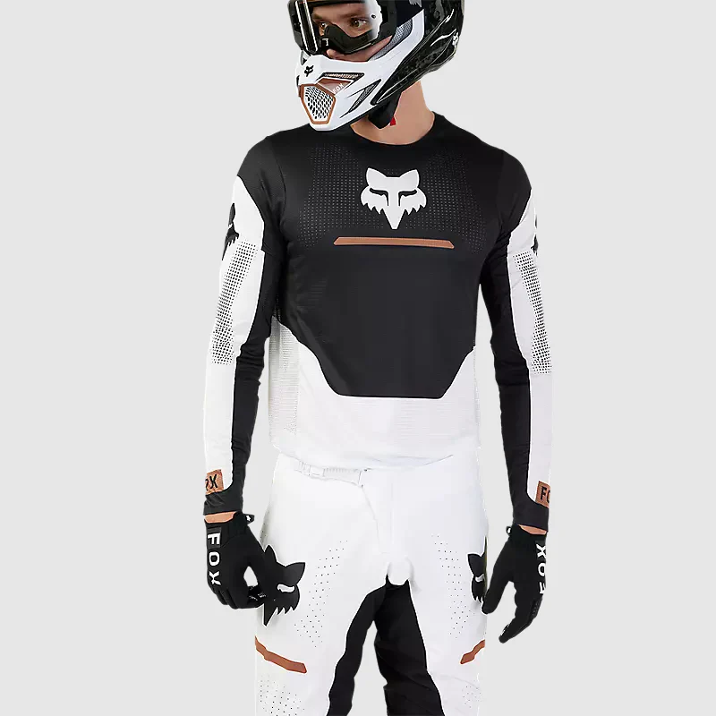 Polera Moto Flexair Optical Negro/Blanco Fox - Image 4