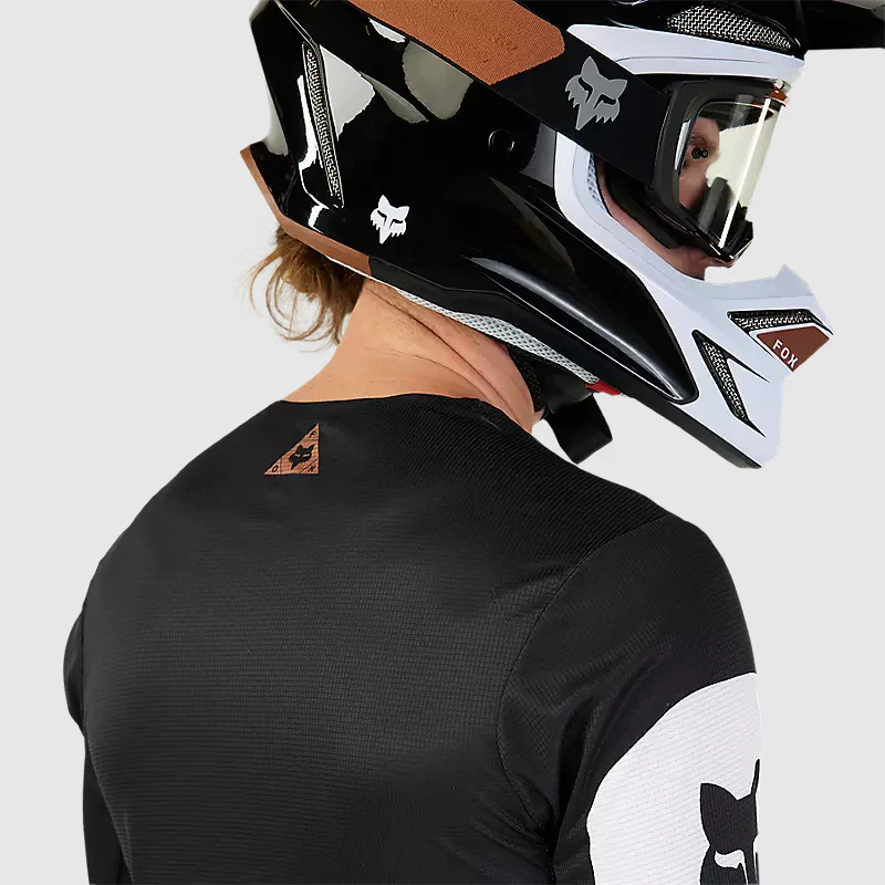Polera Moto Flexair Optical Negro/Blanco Fox - Image 5