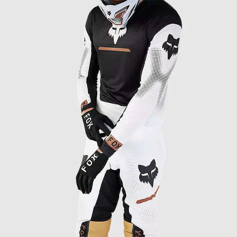 Polera Moto Flexair Optical Negro/Blanco Fox - Image 6