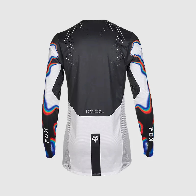 Polera Moto Flexair Scans Edición Limitada Blanco/Negro Fox - Image 2