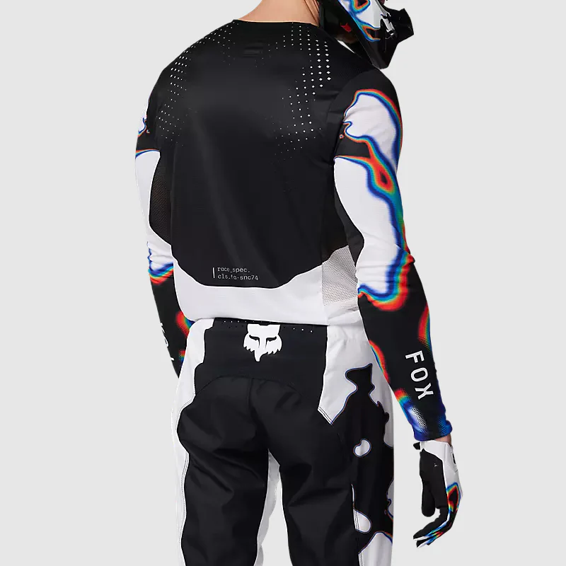 Polera Moto Flexair Scans Edición Limitada Blanco/Negro Fox - Image 4