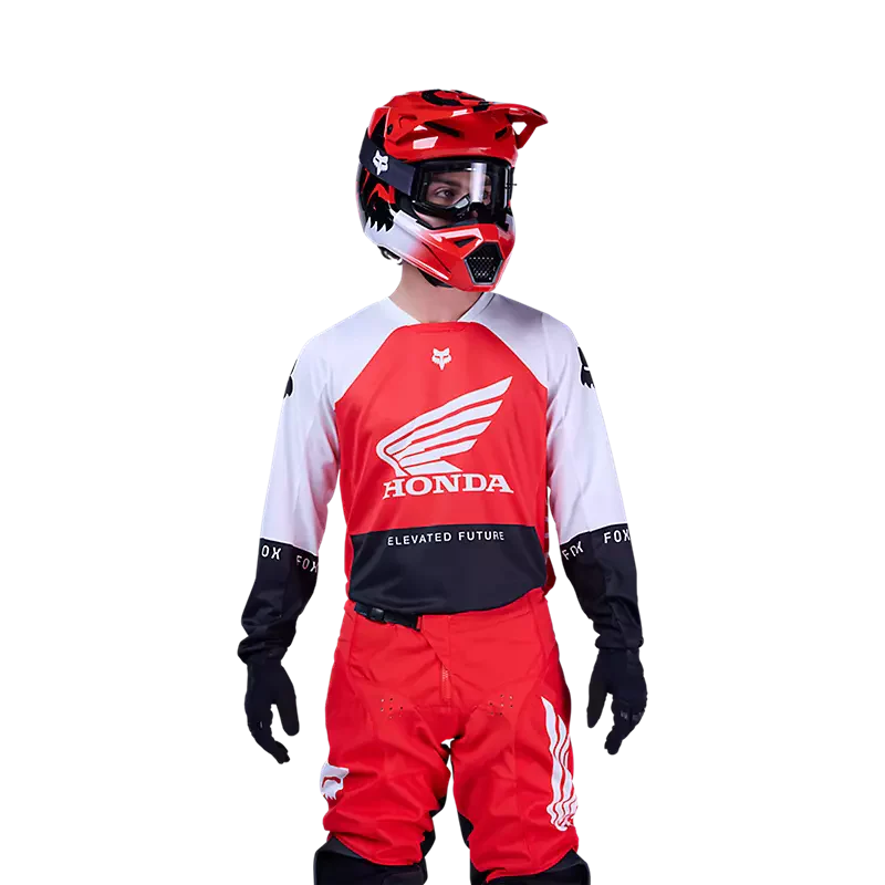 Polera Moto Honda 180 Rojo Fox - Image 3