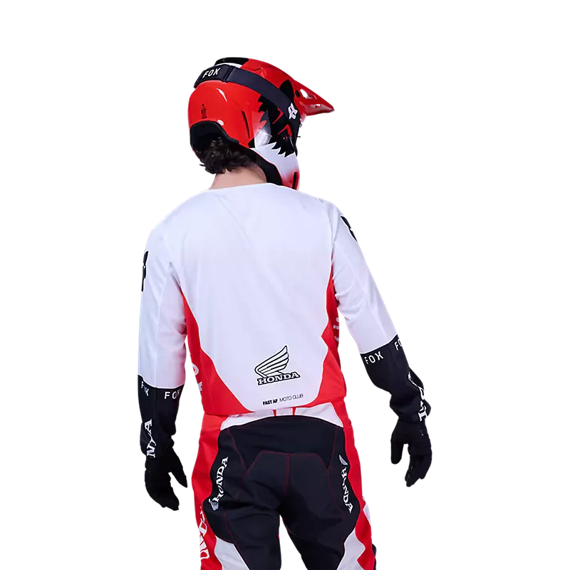 Polera Moto Honda 180 Rojo Fox - Image 4