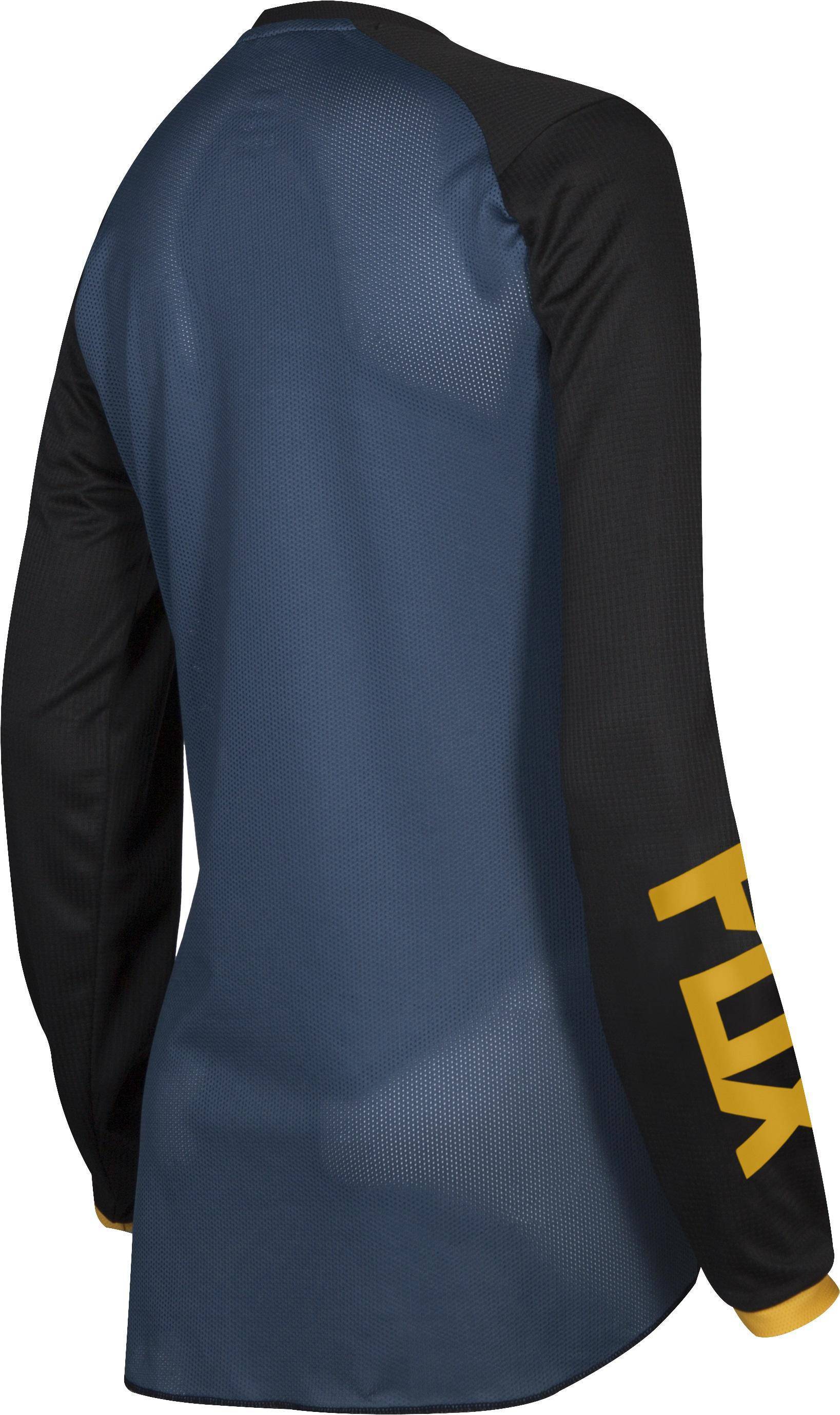 Polera Moto Infantil 180 Mata Negro Azul Fox Racing. - Image 2