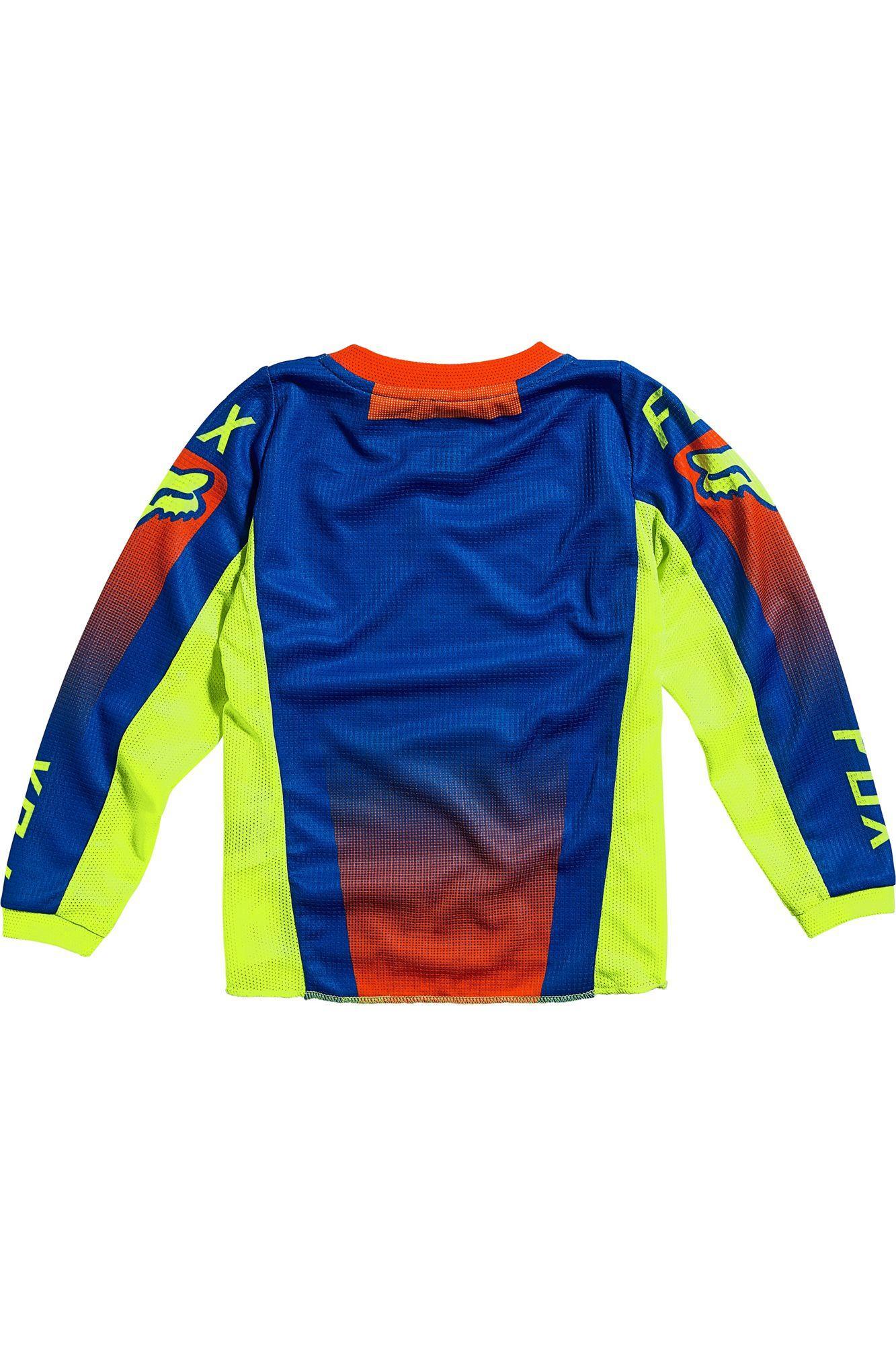 Polera Moto Infantil 180 Oktiv Azul Fox Racing - Image 2