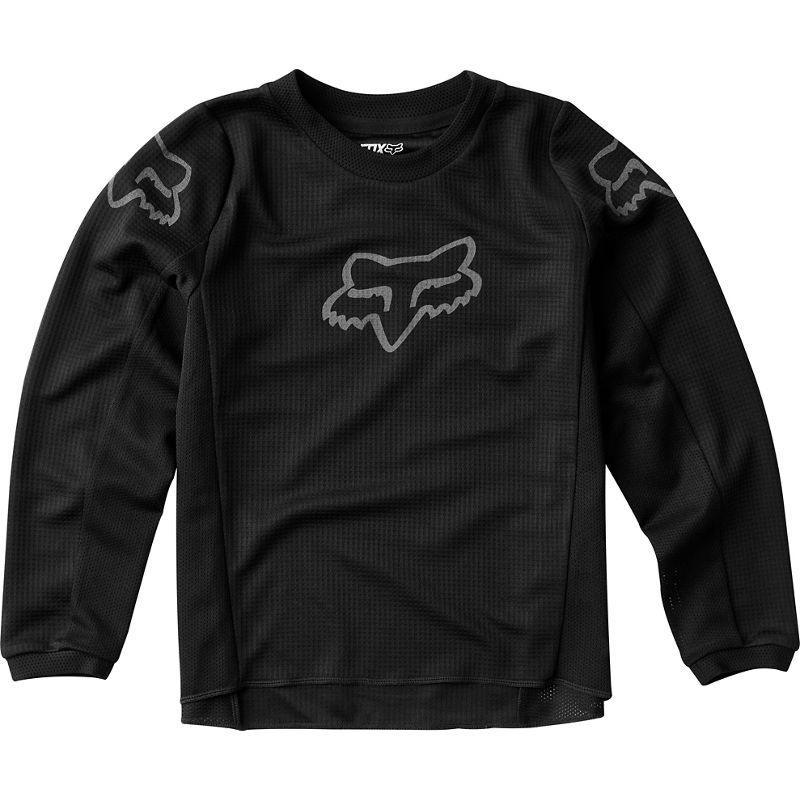 Polera Moto Infantil 180 Prix Negro Fox Racing