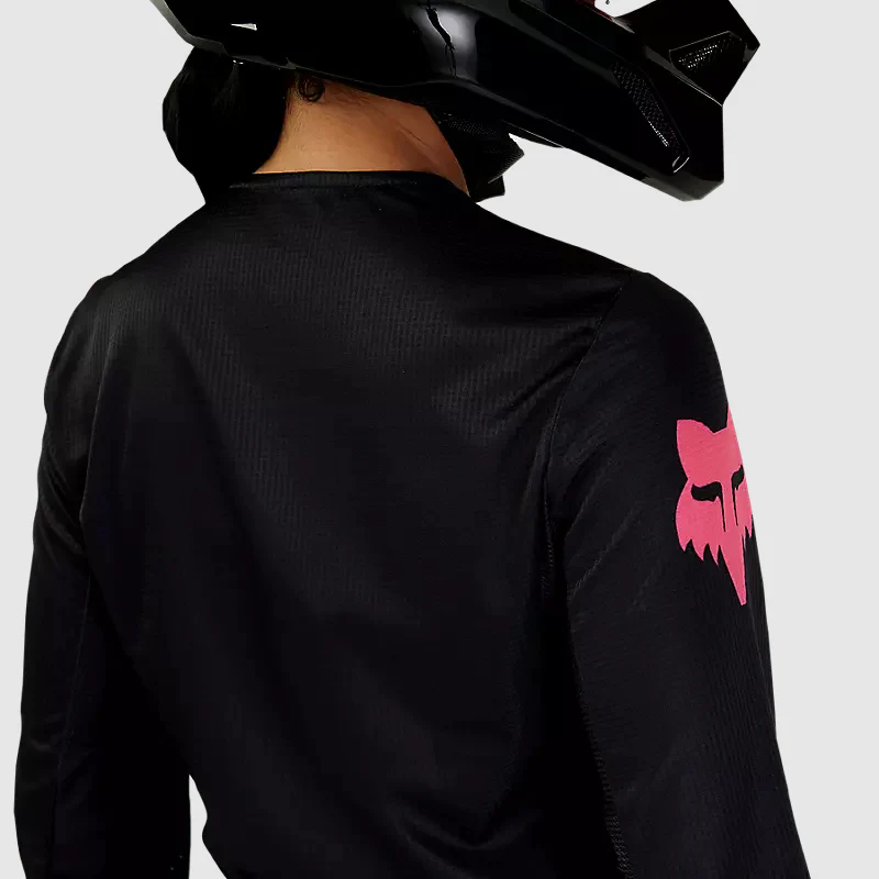 Polera Moto Mujer 180 Blackout Negro Fox - Image 6