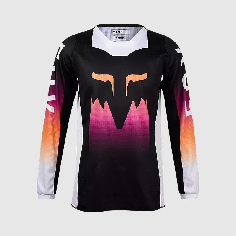 Polera Moto Niña 180 Flora Negro/Rosado Fox