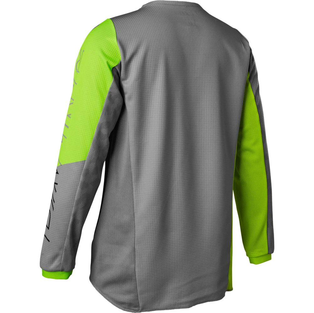 Polera Moto Niña 180 Skew Gris Fox Racing - Image 3