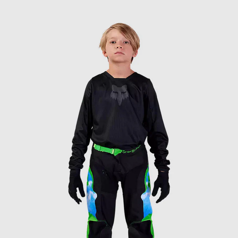 Polera Moto Niño 180 Blackout Negro - Image 2