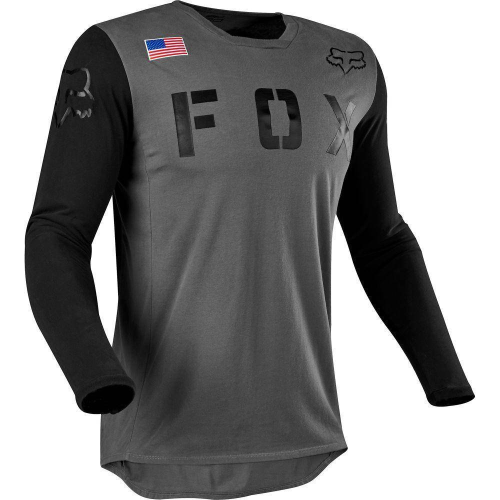 Polera Moto Niño 180 San Diego Gris Fox Racing. - Image 2