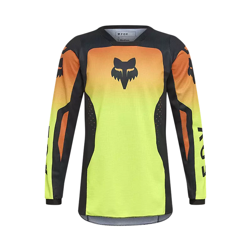 Polera Moto Niño 180 Shield Amarillo Fox
