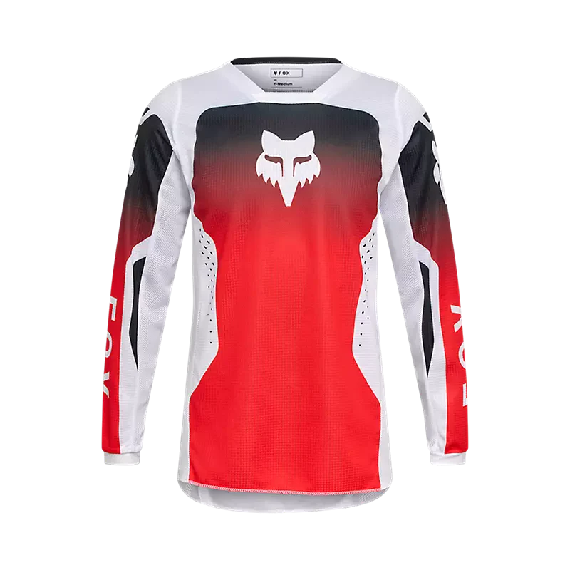 Polera Moto Niño 180 Shield Rojo Fox