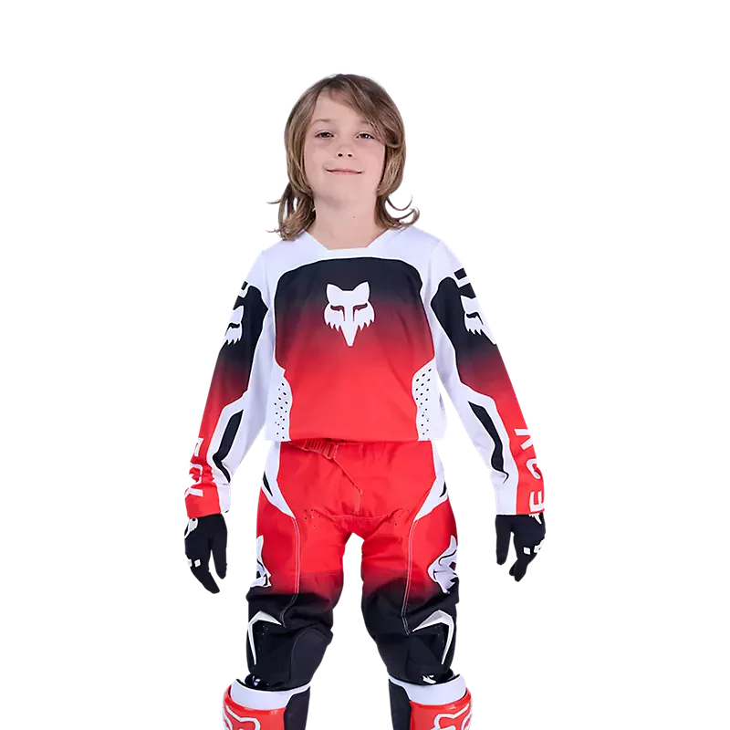 Polera Moto Niño 180 Shield Rojo Fox - Image 3