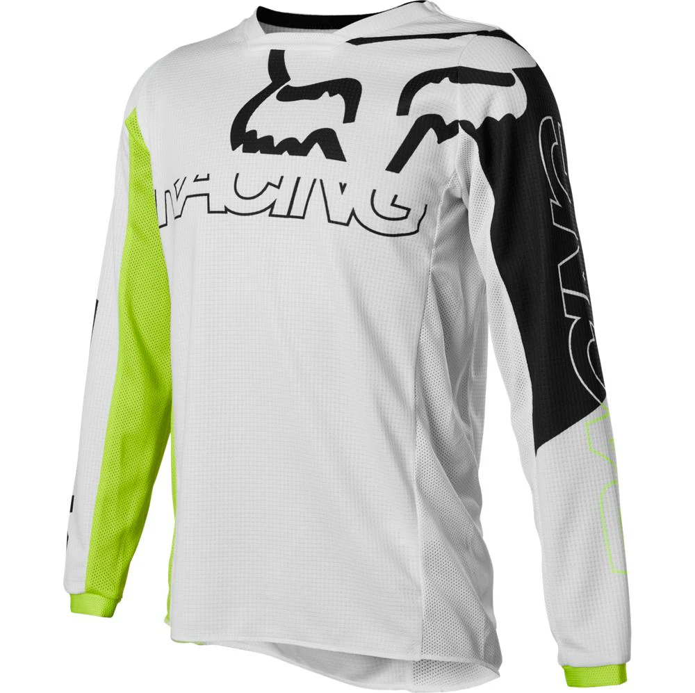 Polera Moto Niño 180 Skew Amarillo Fox Racing - Image 2
