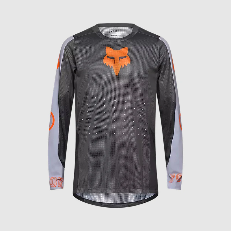 Polera Moto Off-Road Ranger Air Gris Fox