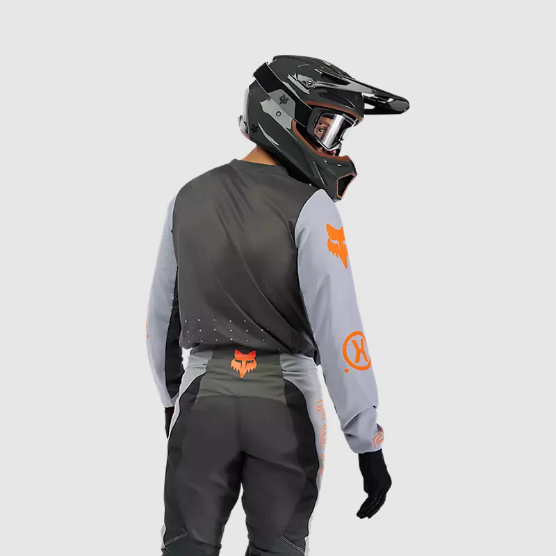 Polera Moto Off-Road Ranger Air Gris Fox - Image 4