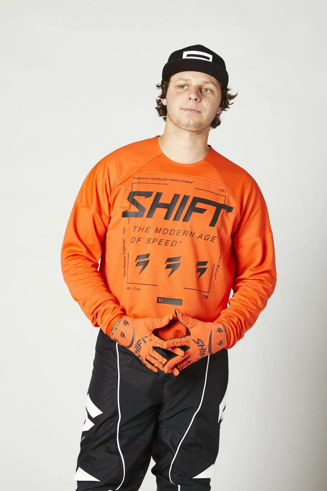Polera Moto Whit3 Label Bliss Naranjo Shift - Image 3