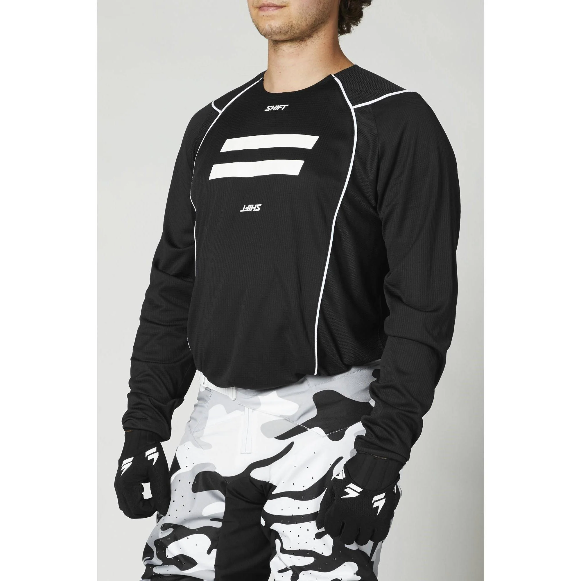Polera Moto Whit3 Label G.I. Fro Negro Shift