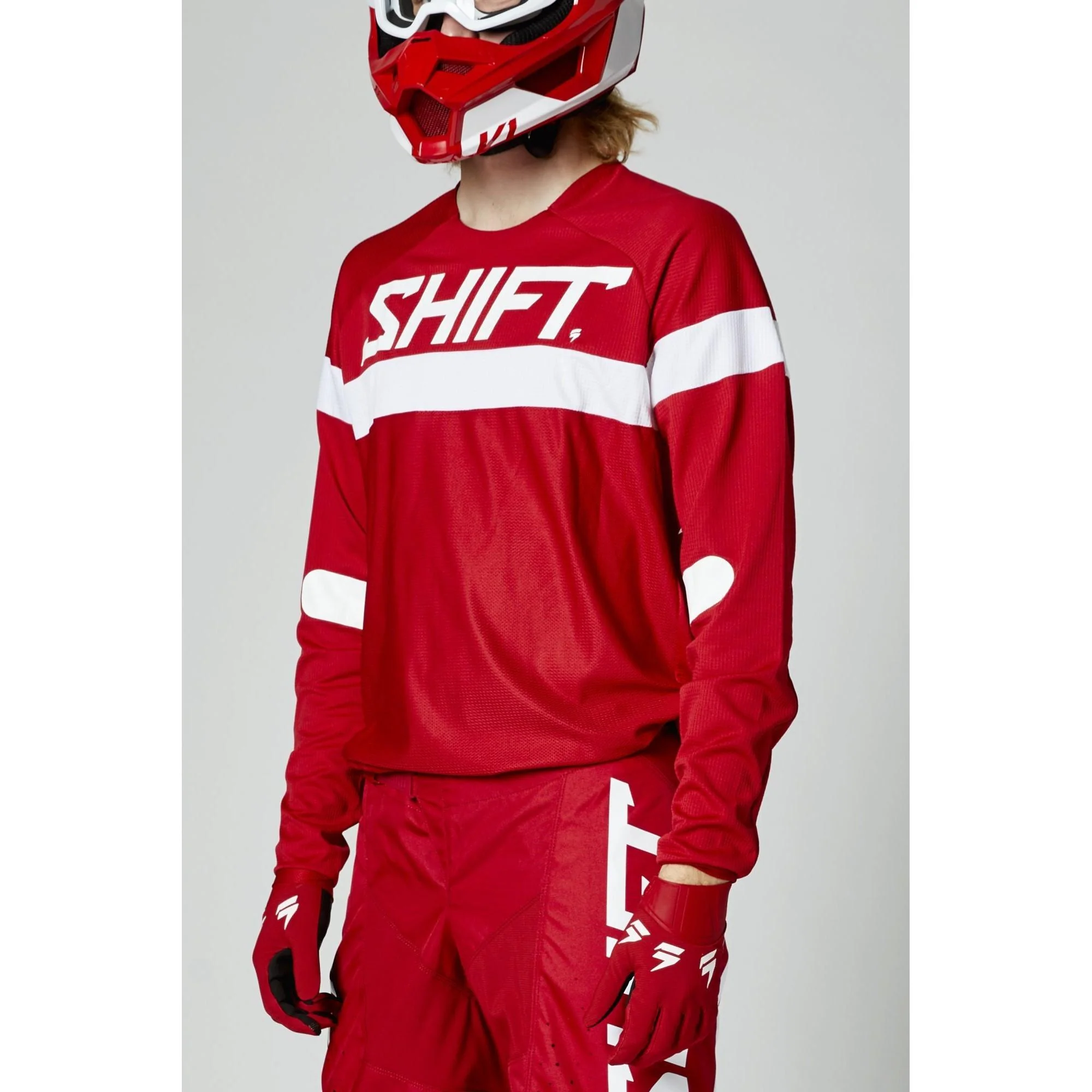 Polera Moto Whit3 Label Haut Rojo Shift