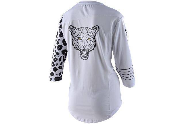 Polera Mujer Mischief Leopard White Troy Lee Designs - Image 2