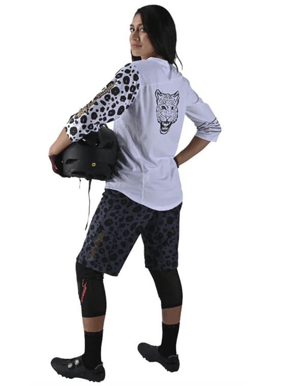 Polera Mujer Mischief Leopard White Troy Lee Designs - Image 3