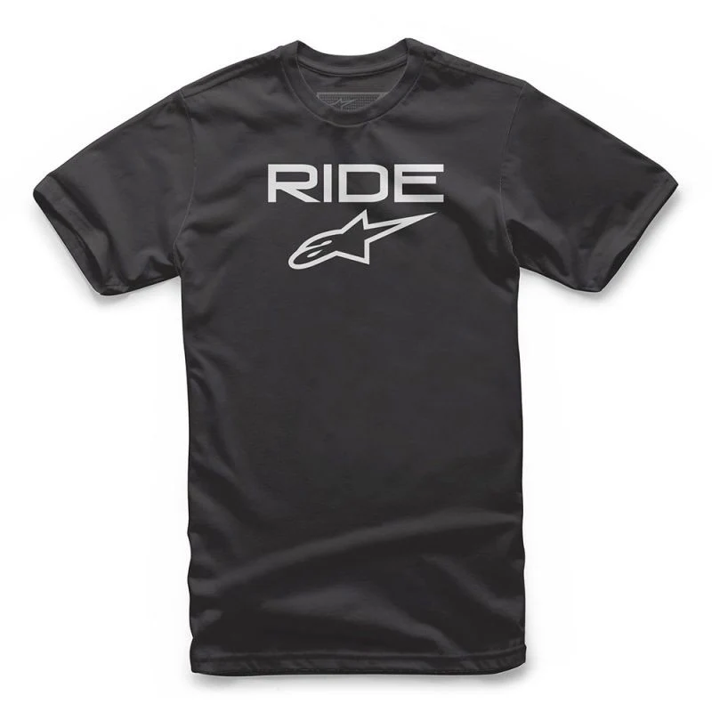 Polera Niños Ride 2.0 Black/White Alpinestars