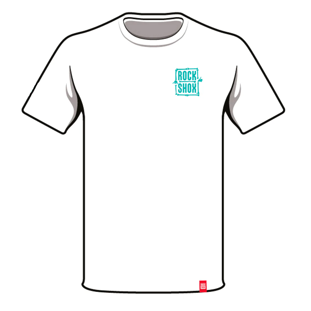 Polera ROCK SHOX First There Blanco XL